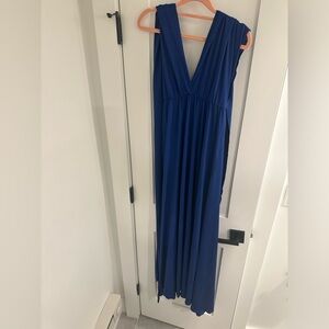 Blue Halter Dress